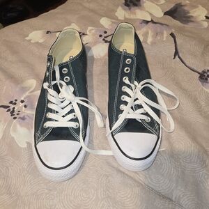 Converse Dark Green Athletic Shoes